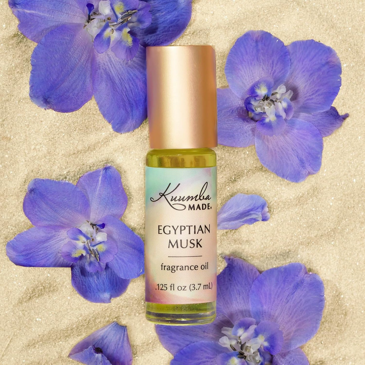 Kuumba Made Egyptian Musk Fragrance Oil Roll-On 0.125 fl oz (3.7ml) | Rollerball Perfume | Alcohol Free
