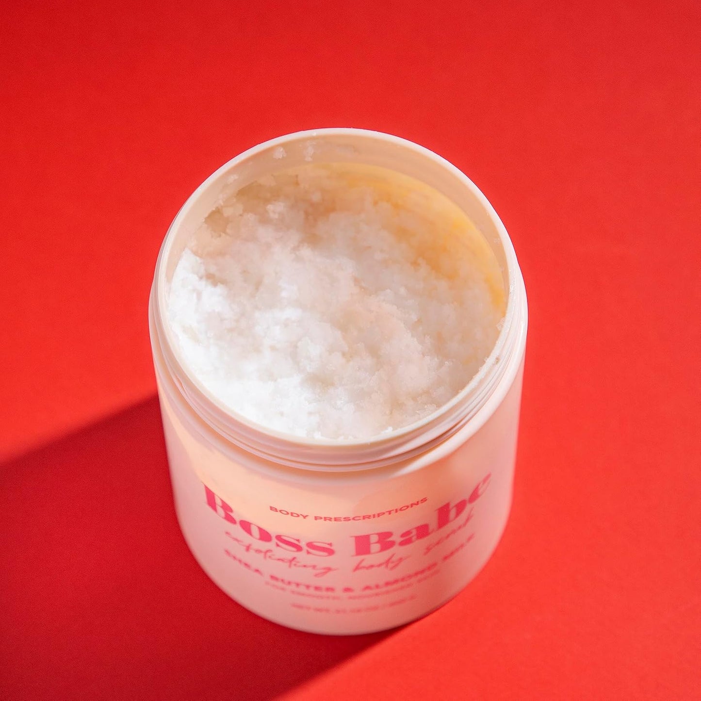 Body Prescriptions Exfoliating Body Scrub – Body Cleanser for Nourished, Ultra-Smooth Skin, Shea Butter and Almond Milk