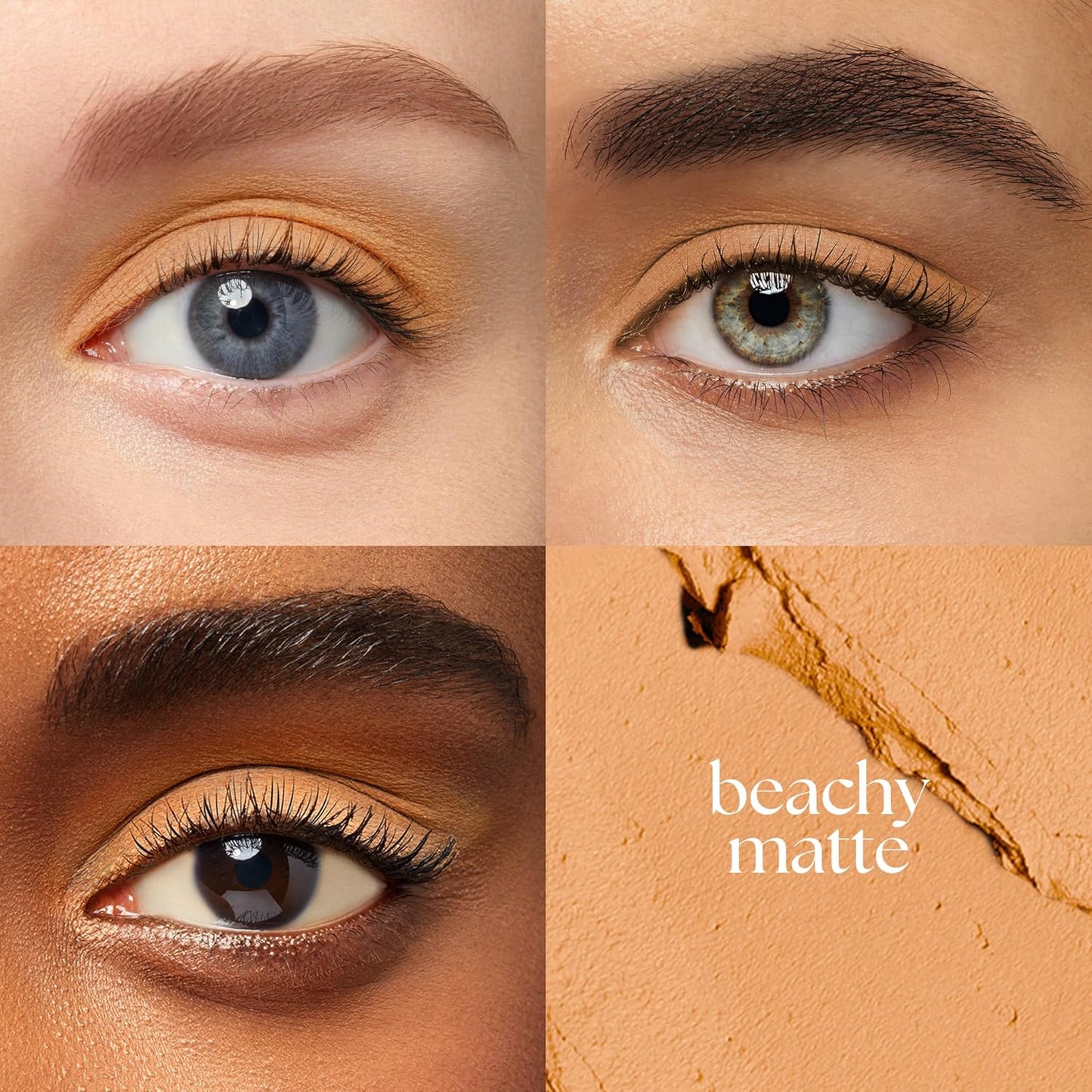 Julep Eyeshadow 101 Cream-to-Powder Waterproof Shadow Stick – Beachy Matte – Long-Lasting, Crease-Proof, Soft Sandy Beige Matte Cream Eyeshadow with Built-in Smudger