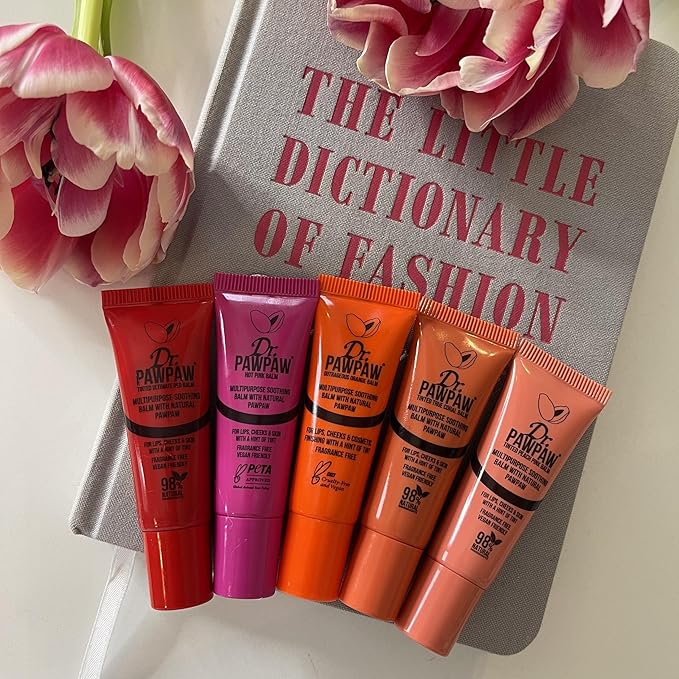 Hot Pink Balm, Multi-Purpose Natural No Fragrance, for Hydrating Lips, Skin, Hair, Cuticles, Nails & Beauty Finishing (10 ml)