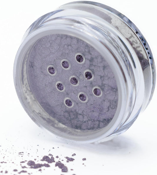 Violet Storm Cool Tone Metallic Lavender Purple Single Loose Powder Eyeshadow; Vegan, Talc & Paraben Free, No Animal Testing & Cruelty Free