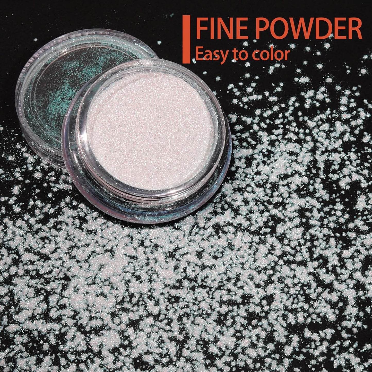 Artdone Aurora Chrome Nail Powder, Iridescent Unicorn Powder Metallic Mirror Effect Pigment Pearlescent Mermaid Pearl Glitter Dust Kit, Nail Art Decoration, Resin Craft