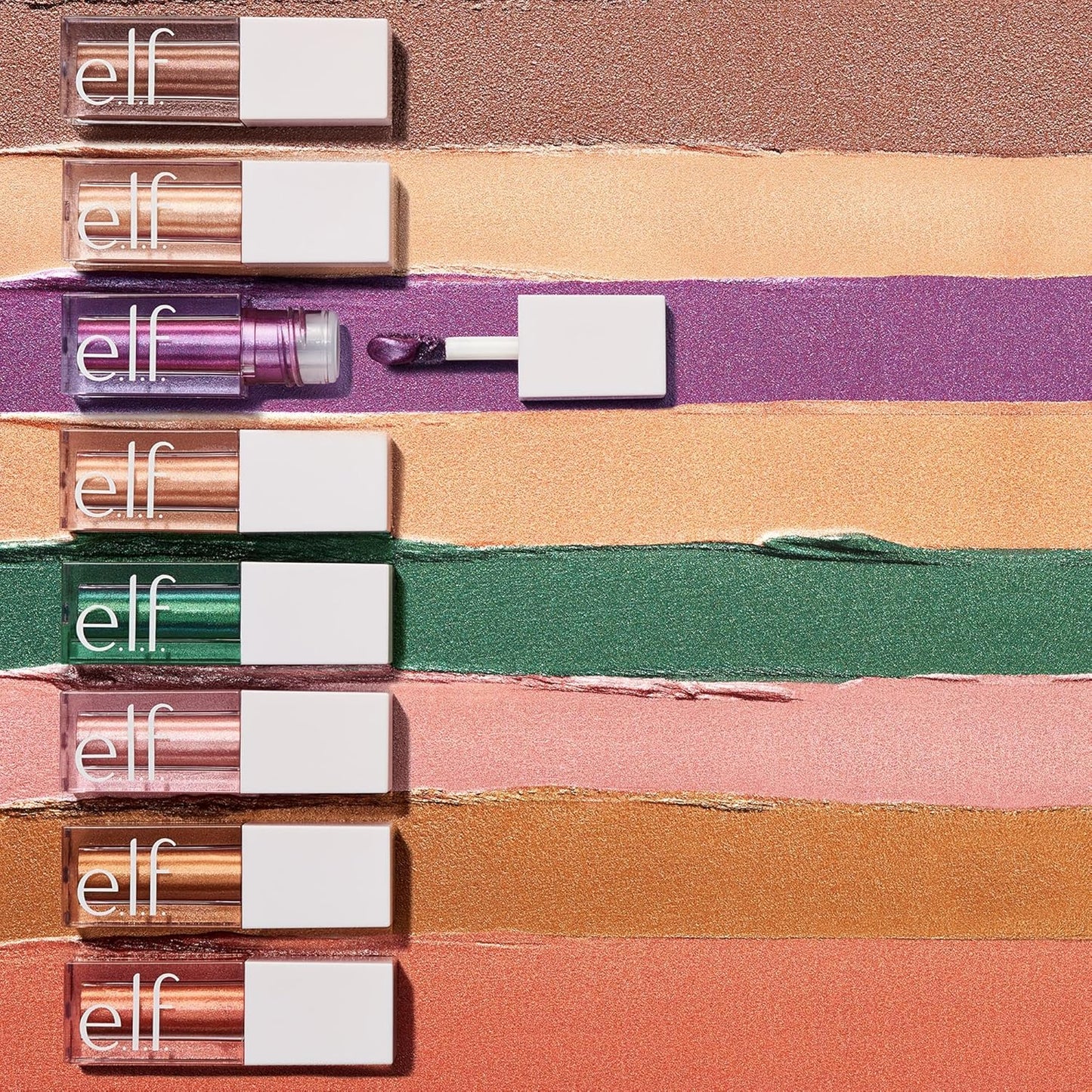 e.l.f. Liquid Metallic Eyeshadow, Quick-Drying, Long-Lasting, Gel-Based Formula For One-Swipe Pigmented Coverage, Vegan & Cruelty-Free, Aurora